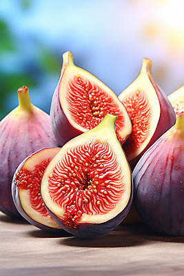 JPG 편집이미지 과일 단면 사람없음 햇빛 쌓기 무화과 편집실사 AI포토 AI콘텐츠 모션 태양 CG 파일형식