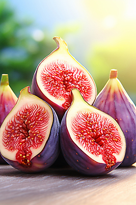 JPG 편집이미지 과일 단면 사람없음 햇빛 쌓기 무화과 편집실사 AI포토 AI콘텐츠 모션 태양 CG 파일형식