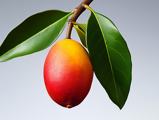 JPG 편집이미지 잎 사람없음 나뭇가지 디지털합성 열대과일 망고 애플망고 편집실사 AI포토 AI콘텐츠 나무 식물 과일 CG 파일형식