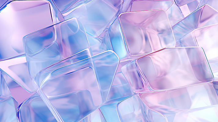 JPG 편집이미지 백그라운드 추상 사람없음 사각형 보라색 투명 가득함 큐브 편집실사 AI컴퓨터그래픽 AI콘텐츠 도형 컬러 무늬 CG 파일형식