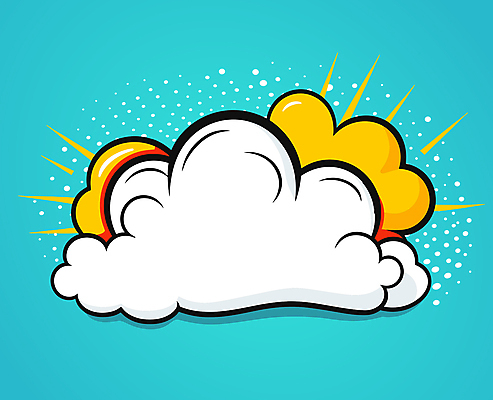 구름 하늘색 말풍선 일러스트 프레임 사람없음 만화 팝아트 카툰스타일 카피스페이스 국내일러스트 AI파일 자연요소 파란색 공백 그림 파일형식 벡터