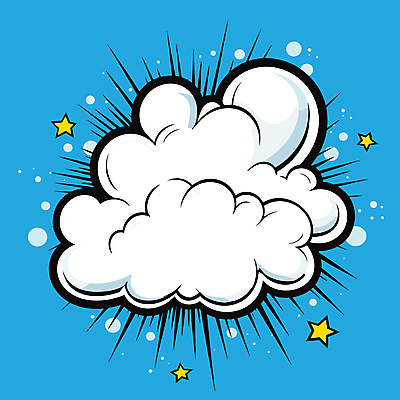 구름 별 하늘색 말풍선 일러스트 프레임 사람없음 만화 팝아트 카툰스타일 카피스페이스 국내일러스트 AI파일 자연요소 파란색 공백 그림 파일형식 벡터