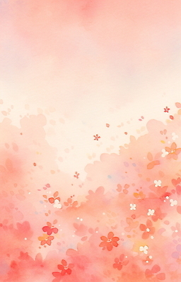 JPG 꽃 분홍색 일러스트 붓터치 추상 수채화 사람없음 번짐 감성 카피스페이스 국내일러스트 AI일러스트 AI콘텐츠 식물 컬러 컨셉 무늬 공백 파일형식 효과