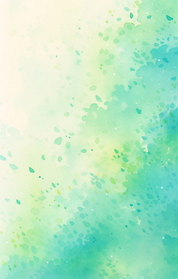 JPG 백그라운드 잎 일러스트 붓터치 추상 수채화 사람없음 초록색 번짐 감성 국내일러스트 AI일러스트 AI콘텐츠 식물 컬러 컨셉 무늬 파일형식 효과