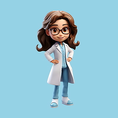전신 PSD 편집이미지 여자 인물캐릭터 허리손 3D캐릭터 직업캐릭터 한명 성인 3D 의사 의사가운 성인여자한명만 안경낌 편집3D 직업 캐릭터 1 안경 포즈 사람 의료진 가운 디지털합성 여자한명만 성인여자만 파일형식