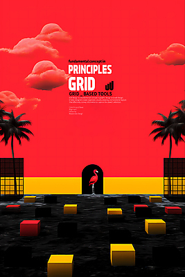 PSD 구름 편집이미지 한마리 실루엣 포스터 추상 사람없음 빨간색 야자수 사각형 공간 플라밍고 디지털합성 격자 이미지편집 자연요소 도형 나무 1 컬러 무늬 조류 촬영기법 파일형식