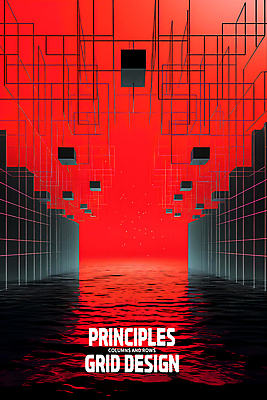 PSD 편집이미지 실루엣 포스터 물결 바다 추상 사람없음 빨간색 사각형 공간 디지털합성 격자 이미지편집 도형 컬러 무늬 촬영기법 파일형식