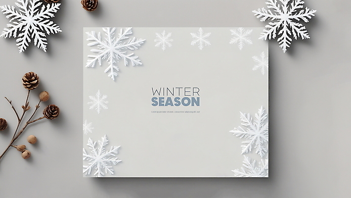 PSD 편집이미지 백그라운드 겨울 프레임 눈꽃 사람없음 흰색 나뭇가지 눈 눈송이 디지털합성 솔방울 편집소스 이미지편집 자연요소 나무 계절 컬러 날씨 눈_날씨 파일형식