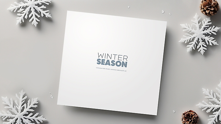 PSD 편집이미지 백그라운드 겨울 눈꽃 사람없음 사각형 흰색 눈 눈송이 디지털합성 솔방울 편집소스 이미지편집 자연요소 도형 계절 컬러 날씨 눈_날씨 파일형식