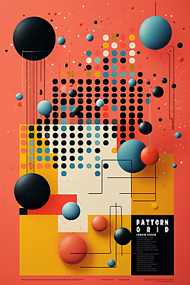 PSD 편집이미지 디자인 백그라운드 패턴 추상 사람없음 컬러풀 원형 디지털합성 격자 기하학 이미지편집 도형 컬러 무늬 파일형식