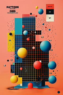 PSD 편집이미지 디자인 백그라운드 패턴 추상 사람없음 컬러풀 원형 디지털합성 격자 기하학 이미지편집 도형 컬러 무늬 파일형식