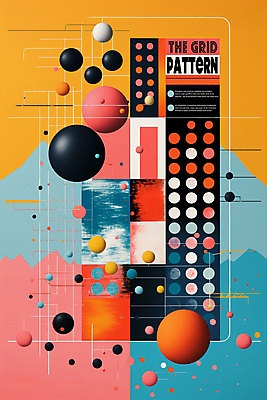 PSD 편집이미지 디자인 백그라운드 패턴 추상 사람없음 컬러풀 원형 디지털합성 격자 기하학 이미지편집 도형 컬러 무늬 파일형식