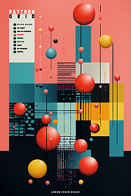 PSD 편집이미지 디자인 백그라운드 패턴 추상 사람없음 컬러풀 원형 디지털합성 격자 기하학 이미지편집 도형 컬러 무늬 파일형식