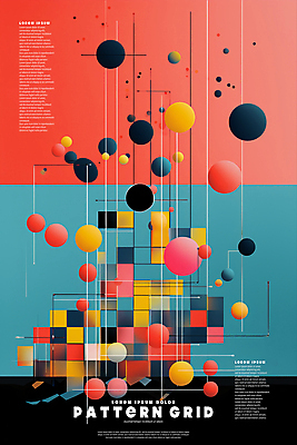 PSD 편집이미지 디자인 백그라운드 패턴 추상 사람없음 컬러풀 원형 디지털합성 격자 기하학 이미지편집 도형 컬러 무늬 파일형식