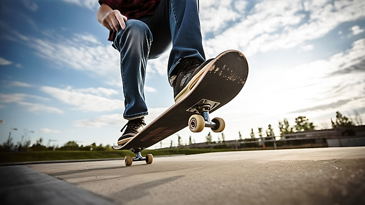 JPG 구름 편집이미지 하늘 한명 사람 풍경 성인 점프 하반신 스케이트보드 성인한명만 편집실사 AI포토 AI콘텐츠 자연요소 1 모션 보드_스포츠 CG 성인만 파일형식