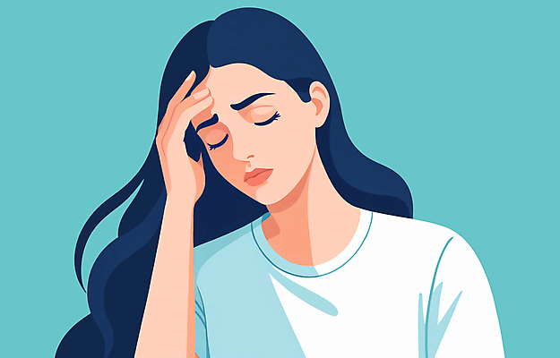 JPG 여자 하늘색 일러스트 스트레스 한명 상반신 성인 눈감음 짜증 찡그림 두통 성인여자한명만 정신건강 국내일러스트 AI일러스트 AI콘텐츠 1 감정 모션 표정 건강 사람 파란색 질병 여자한명만 성인여자만 파일형식