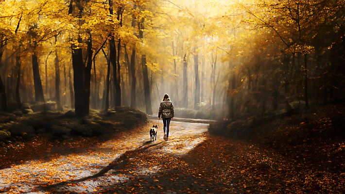 JPG 전신 편집이미지 공원 여자 반려견 단풍 단풍나무 한명 풍경 성인 걷기 산책 가을 개 강아지 성인여자한명만 편집실사 AI포토 AI콘텐츠 나무 1 계절 공공시설 잎 포유류 모션 휴식 사람 반려동물 CG 여자한명만 성인여자만 파일형식