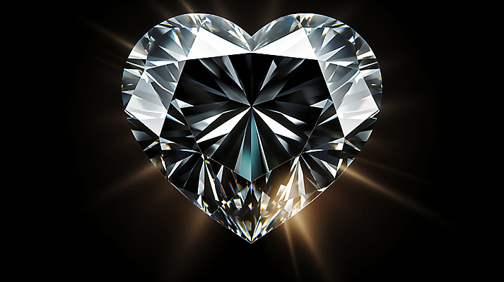 JPG 편집이미지 사람없음 빛 반짝임 하트 보석 디지털합성 다이아몬드 편집실사 AI포토 AI콘텐츠 모양 모션 광석 CG 파일형식