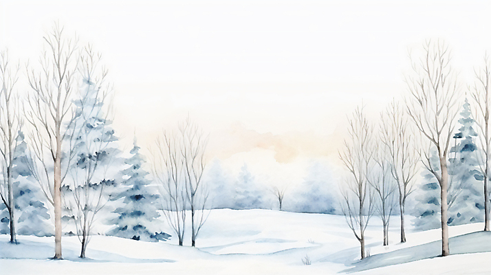JPG 나무 백그라운드 겨울 일러스트 자연 하늘 풍경 사람없음 설원 흰색 눈 눈내림 국내일러스트 AI일러스트 AI콘텐츠 자연요소 식물 계절 컬러 날씨 눈_날씨 생태계 파일형식