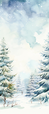 JPG 나무 구름 백그라운드 겨울 일러스트 자연 하늘 풍경 사람없음 설원 흰색 눈 눈내림 국내일러스트 AI일러스트 AI콘텐츠 자연요소 식물 계절 컬러 날씨 눈_날씨 생태계 파일형식