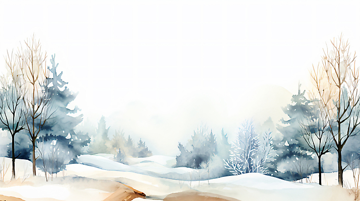 JPG 나무 구름 백그라운드 겨울 일러스트 자연 하늘 풍경 사람없음 설원 흰색 눈 눈내림 국내일러스트 AI일러스트 AI콘텐츠 자연요소 식물 계절 컬러 날씨 눈_날씨 생태계 파일형식