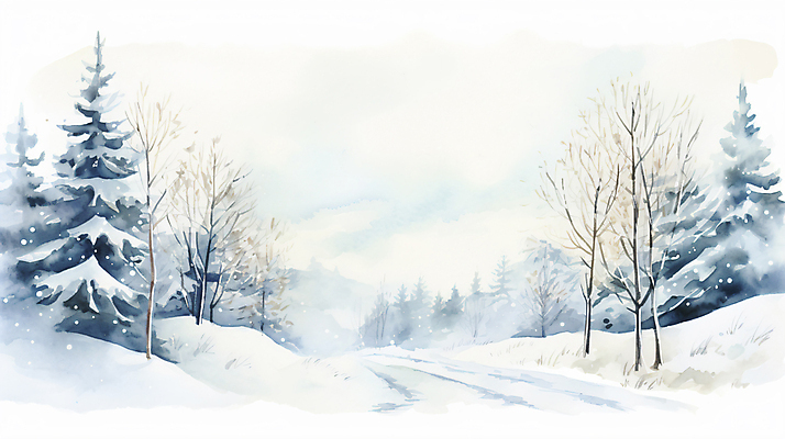 JPG 나무 백그라운드 겨울 일러스트 자연 하늘 풍경 사람없음 설원 흰색 눈 눈내림 국내일러스트 AI일러스트 AI콘텐츠 자연요소 식물 계절 컬러 날씨 눈_날씨 생태계 파일형식