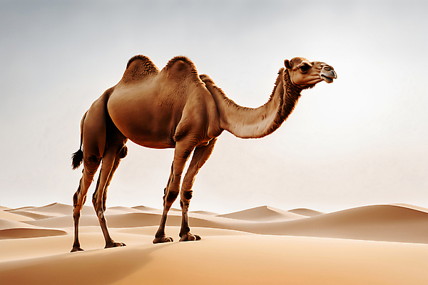 JPG 동물 편집이미지 한마리 포유류 사람없음 야외 사막 디지털합성 낙타 편집실사 AI포토 AI콘텐츠 1 CG 파일형식