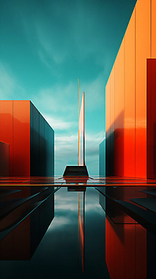 JPG 구름 편집이미지 건축물 디자인 하늘 추상 사람없음 그래픽 반사 주황색 공간 디지털합성 심플 비어있는 이미지편집 편집실사 AI포토 AI콘텐츠 자연요소 건축 컬러 무늬 CG 파일형식