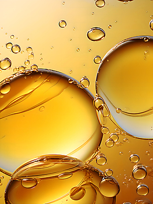 JPG 편집이미지 백그라운드 사람없음 노란색 물방울 투명 디지털합성 공기방울 물거품 편집실사 AI컴퓨터그래픽 AI콘텐츠 컬러 거품 CG 파일형식