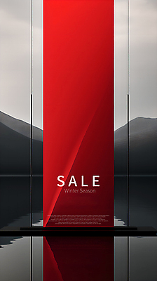 PSD 편집이미지 배너 백그라운드 산 사람없음 빨간색 쇼핑 세일 디지털합성 심플 미니멀 이미지편집 컬러 파일형식