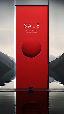 PSD 편집이미지 배너 백그라운드 사람없음 빨간색 쇼핑 세일 원형 디지털합성 심플 미니멀 이미지편집 도형 컬러 파일형식