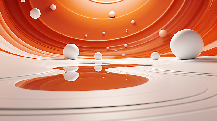 JPG 편집이미지 디자인 백그라운드 곡선 그래픽백그라운드 사람없음 그래픽 주황색 흰색 물방울 원형 디지털합성 이미지편집 편집실사 AI컴퓨터그래픽 AI콘텐츠 도형 선 컬러 CG 파일형식