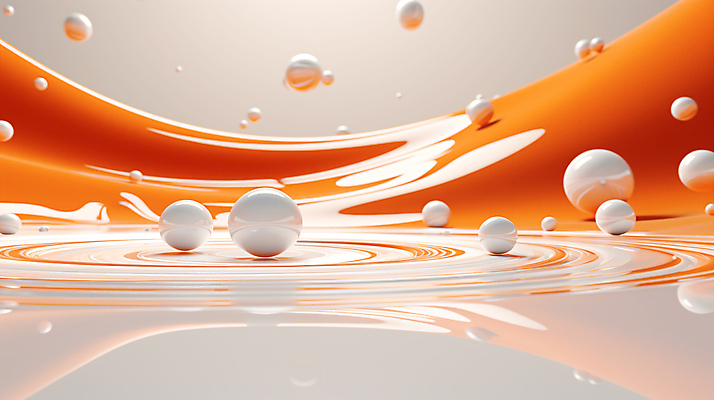 JPG 편집이미지 디자인 백그라운드 곡선 그래픽백그라운드 사람없음 그래픽 주황색 흰색 물방울 원형 디지털합성 이미지편집 편집실사 AI컴퓨터그래픽 AI콘텐츠 도형 선 컬러 CG 파일형식