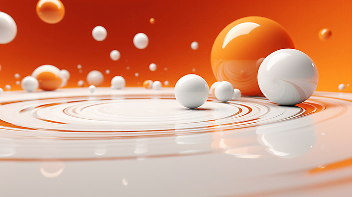 JPG 편집이미지 디자인 물결 백그라운드 그래픽백그라운드 사람없음 그래픽 주황색 흰색 물방울 원형 디지털합성 파장 이미지편집 편집실사 AI컴퓨터그래픽 AI콘텐츠 도형 컬러 CG 파일형식