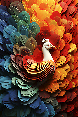 JPG 편집이미지 기독교 단풍 조류 사람없음 컬러풀 가을 디지털합성 추수감사절 편집실사 AI포토 AI콘텐츠 동물 계절 종교 컬러 잎 CG 파일형식