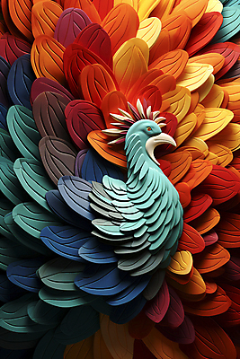 JPG 편집이미지 기독교 단풍 조류 사람없음 컬러풀 가을 디지털합성 추수감사절 편집실사 AI포토 AI콘텐츠 동물 계절 종교 컬러 잎 CG 파일형식