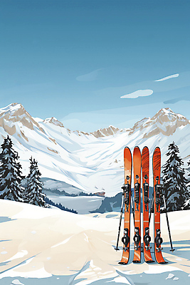 JPG 편집이미지 겨울 자연 스키 겨울스포츠 산 풍경 사람없음 레포츠 눈덮임 편집실사 AI포토 AI콘텐츠 계절 스포츠 컨셉 레저 CG 생태계 파일형식