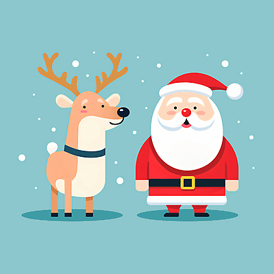 JPG 전신 노년 남자 일러스트 산타모자 사슴 수염 그림자 한명 산타클로스 루돌프 눈송이 산타캐릭터 노인남자한명만 일러캐릭터 AI일러스트 AI콘텐츠 캐릭터 모자_잡화 1 크리스마스 포유류 눈_날씨 사람 성인 남자한명만 노인남자만 파일형식