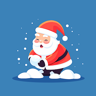 JPG 전신 노년 남자 일러스트 산타모자 수염 그림자 한명 웃음 들기 산타클로스 눈송이 산타캐릭터 눈뭉치 노인남자한명만 일러캐릭터 AI일러스트 AI콘텐츠 캐릭터 모자_잡화 1 크리스마스 모션 눈_날씨 표정 사람 성인 남자한명만 노인남자만 파일형식