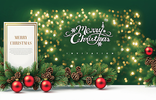 PSD 템플릿 잎 크리스마스 크리스마스카드 사람없음 초록색 보케 솔방울 오너먼트 이미지템플릿 카드프레임 식물 기념일 컬러 크리스마스장식 카드_감사 프레임 파일형식