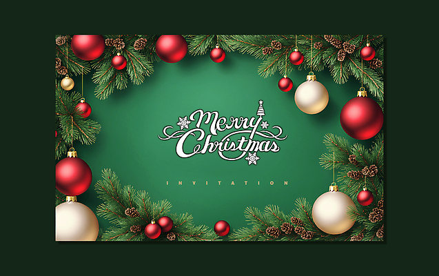 PSD 템플릿 손글씨 잎 크리스마스 크리스마스카드 사람없음 초록색 솔방울 오너먼트 이미지템플릿 카드프레임 식물 기념일 컬러 크리스마스장식 카드_감사 프레임 파일형식