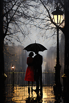 JPG 전신 편집이미지 커플 여자 남자 실루엣 가로등 우산 거리 들기 풍경 성인 두명 어둠 나뭇가지 비 디지털합성 성인만 편집실사 자연요소 나무 공공시설 관계 모션 날씨 촬영기법 사람 CG 파일형식