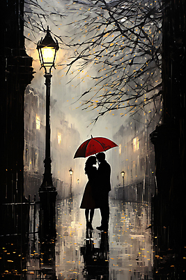 JPG 전신 편집이미지 커플 여자 남자 실루엣 낙엽 가로등 우산 거리 들기 풍경 성인 두명 마주보기 어둠 나뭇가지 비 디지털합성 성인만 편집실사 자연요소 나무 공공시설 잎 관계 모션 날씨 촬영기법 사람 CG 파일형식