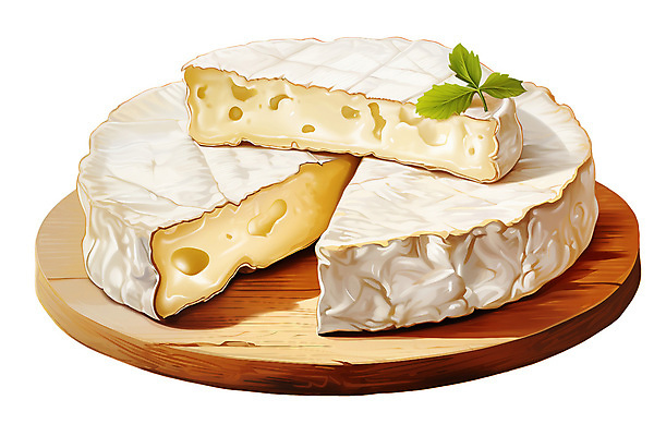 PSD 접시 음식 일러스트 단면 치즈 유제품 사람없음 쌓기 허브 까망베르치즈 국내일러스트 식물 식기 모션 파일형식