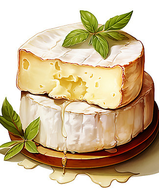 PSD 접시 음식 일러스트 단면 치즈 유제품 사람없음 쌓기 흐름 허브 까망베르치즈 국내일러스트 식물 식기 컨셉 모션 파일형식
