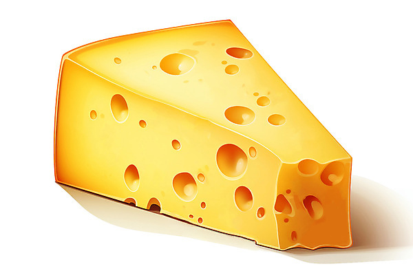 PSD 음식 조각 일러스트 치즈 유제품 사람없음 노란색 에멘탈치즈 국내일러스트 컬러 파일형식
