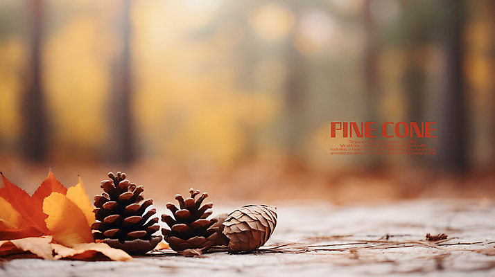 PSD 편집이미지 백그라운드 낙엽 바닥 사람없음 가을 나뭇가지 땅 솔방울 블러효과 이미지편집 나무 계절 잎 블러 파일형식 효과