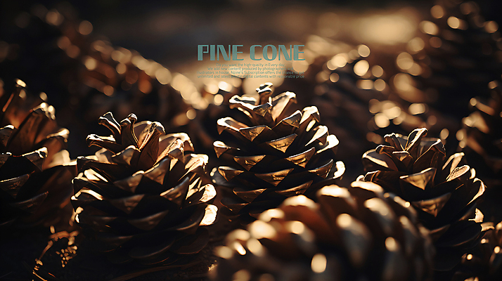 PSD 편집이미지 백그라운드 사람없음 갈색 가득함 솔방울 블러효과 이미지편집 컬러 블러 파일형식 효과