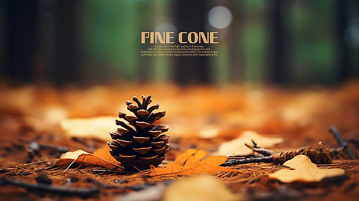 PSD 편집이미지 백그라운드 낙엽 바닥 사람없음 가을 나뭇가지 땅 솔방울 블러효과 이미지편집 나무 계절 잎 블러 파일형식 효과