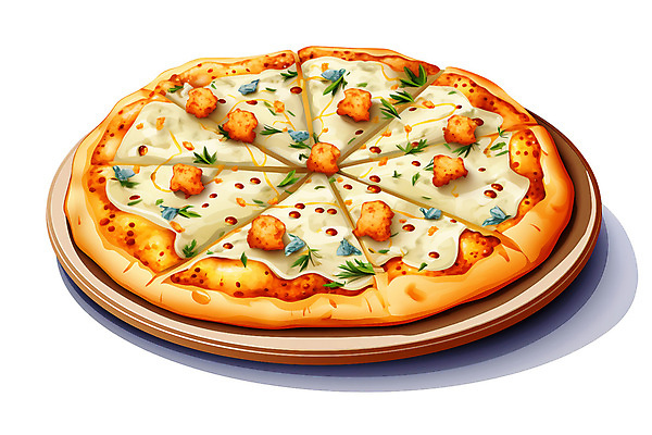 PSD 조각 일러스트 피자 서양음식 사람없음 허브 토핑 국내일러스트 식물 음식 패스트푸드 파일형식